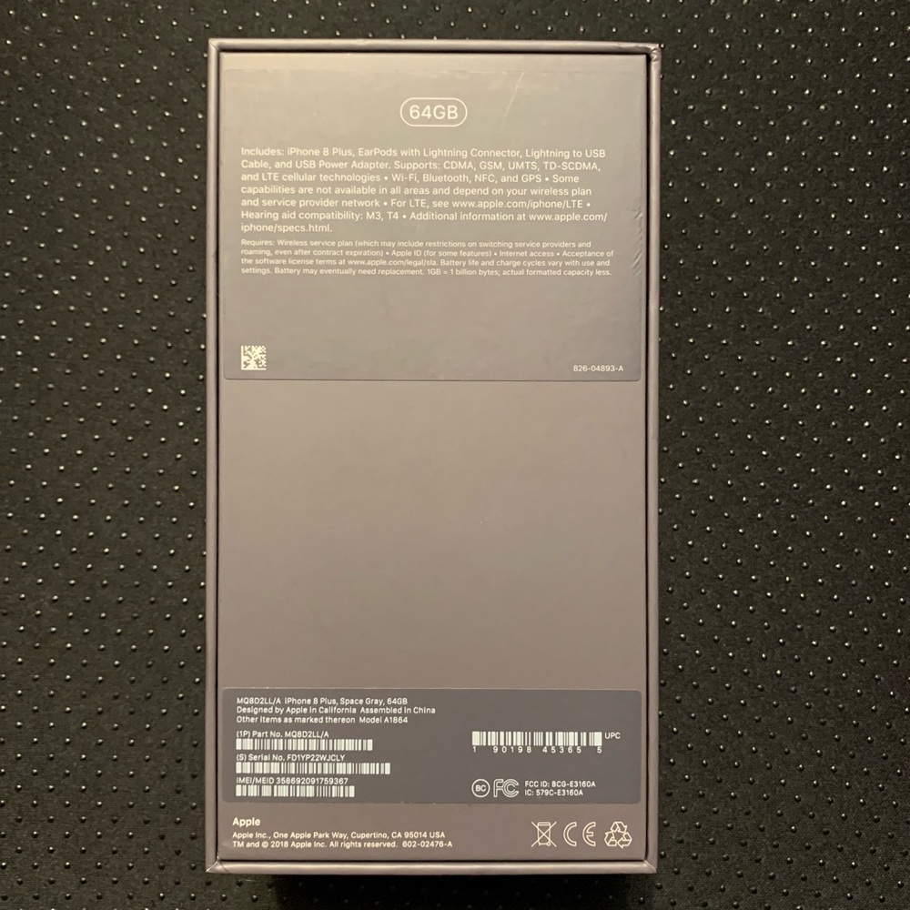 IPhone 8 Plus Box - Picture 2 of 6